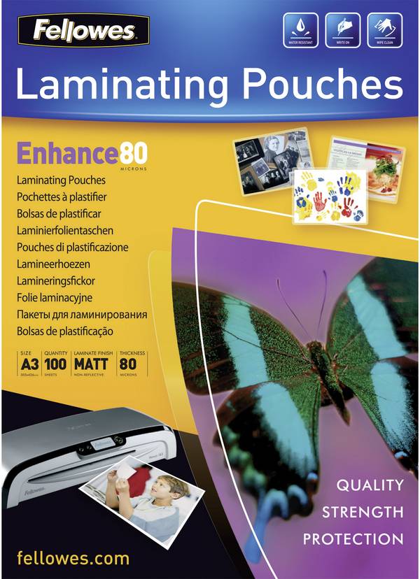 Laminierfolie Enhance 80 DIN A3 tr 100 St./Pack.