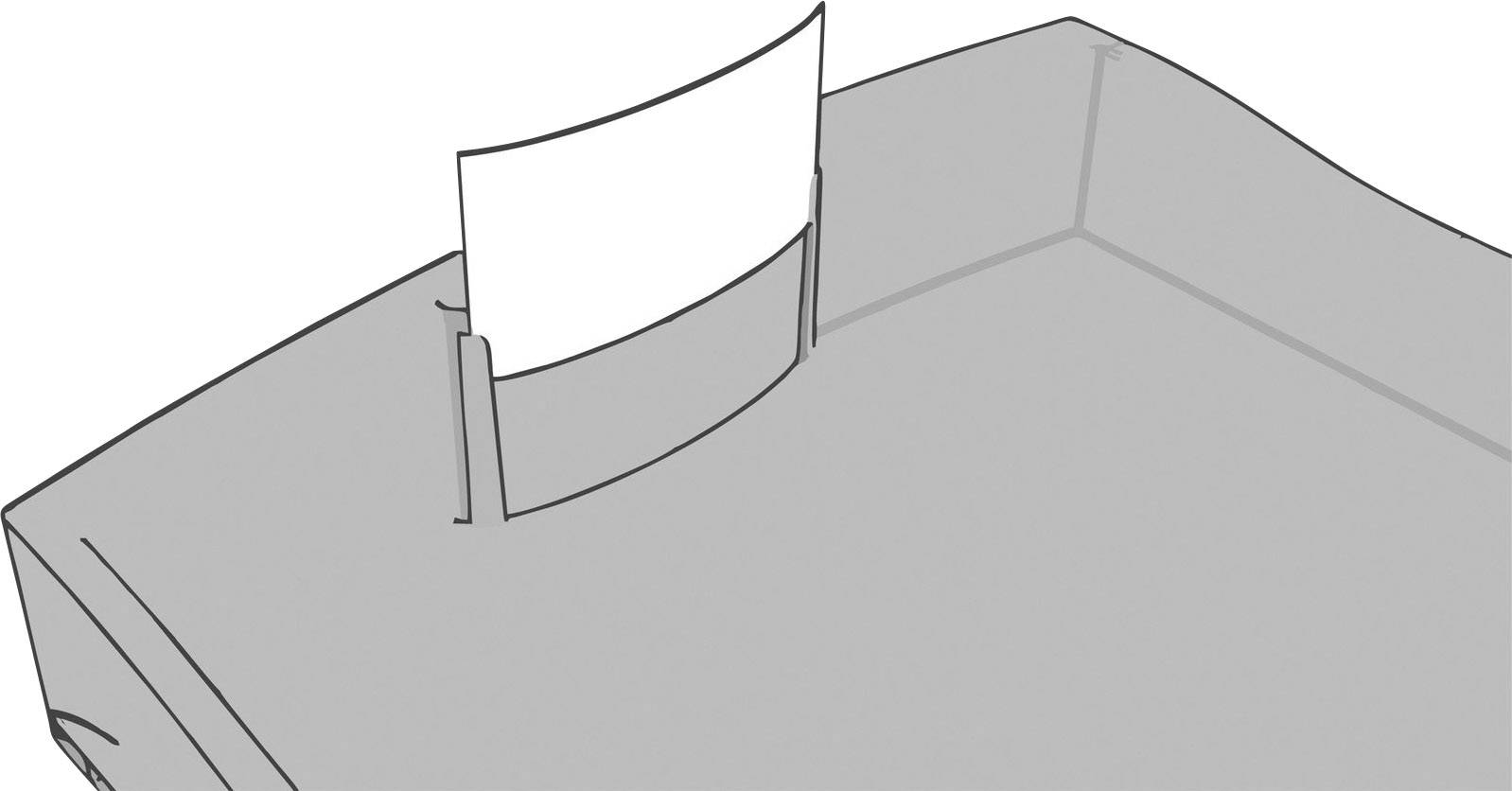 HAN Schubladenbox IMPULS 1010-X-14 DIN C4 4Schubfächer l.grau/blau-4