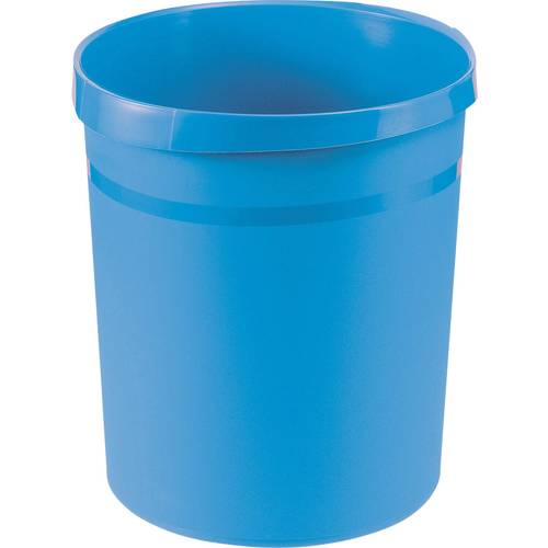 Thumbnail - HAN Papierkorb GRIP 18190-54 18 l (Ø x H) 312 mm x 350 mm Polypropylen Hellblau 1 St.