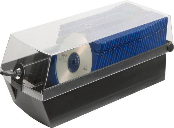 HAN CD-Box MÄX 60 9260-13 60CDs Schloß schwarz