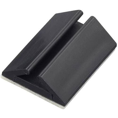 TRU COMPONENTS Kabelhalter 93013c919c Bündel-Ø-Bereich 2.50 bis 3.50 mm Schwarz 1 St.