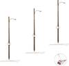 Woodland Scenics H0 Holzmastleuchte einfach WJP5630 3 St.