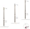 Woodland Scenics N Holzmastleuchte einfach Fertigmodell WJP5638 3 St.