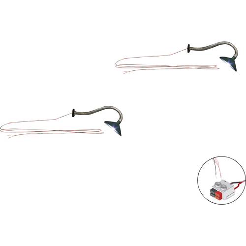 Woodland Scenics N Wandlaterne einfach Fertigmodell WJP5658 2 St.