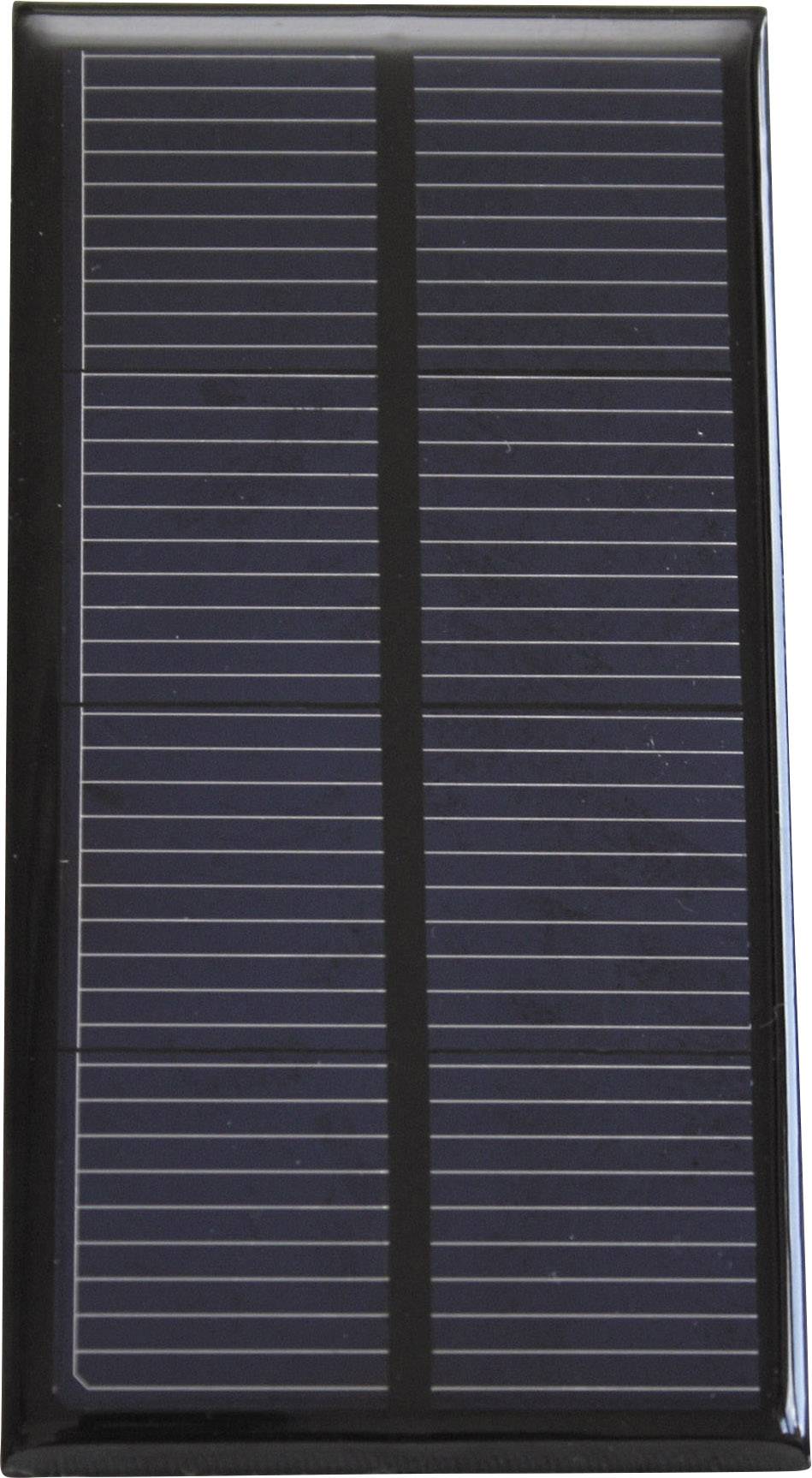Sonnenkollektor-Modul mit rechteckigem Design und linearem Muster zur Stromerzeugung.
