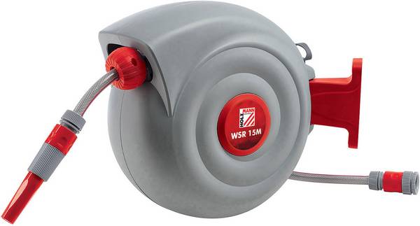 Holzmann Maschinen WSR15M WSR15M Gartenschlauchaufroller 15 m 1/2 Zoll 1 St. Grau, Rot