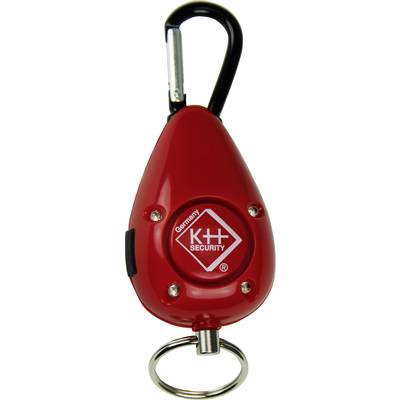 kh-security Taschenalarm   Rot  mit LED  100189