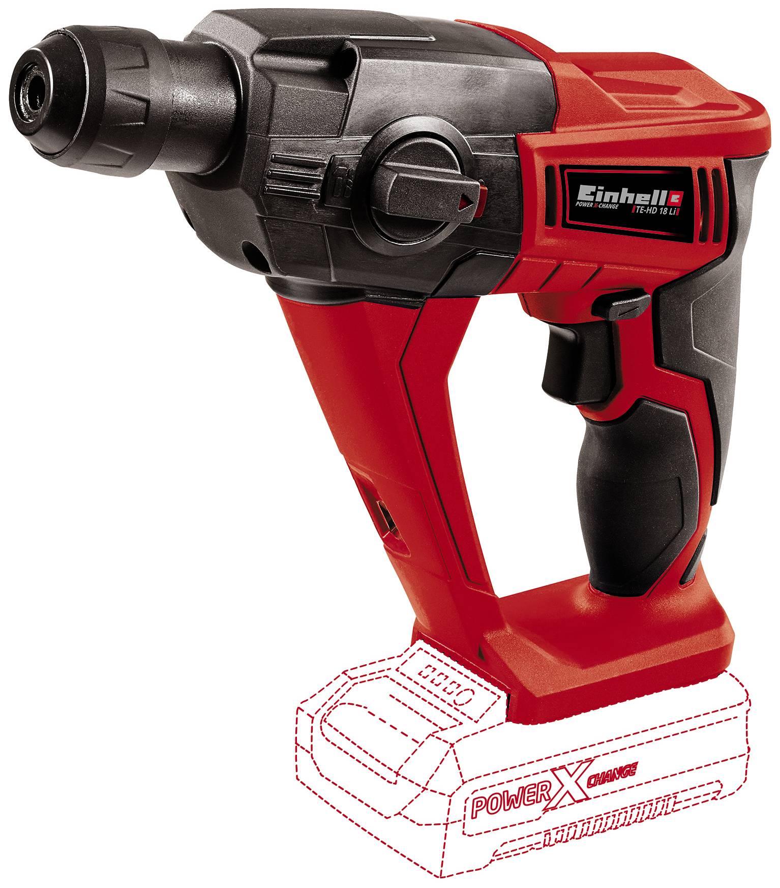 Einhell Power X-Change TE-HD 18 Li-Solo -Borrhammare batteri 18 V exkl. batteri/laddare