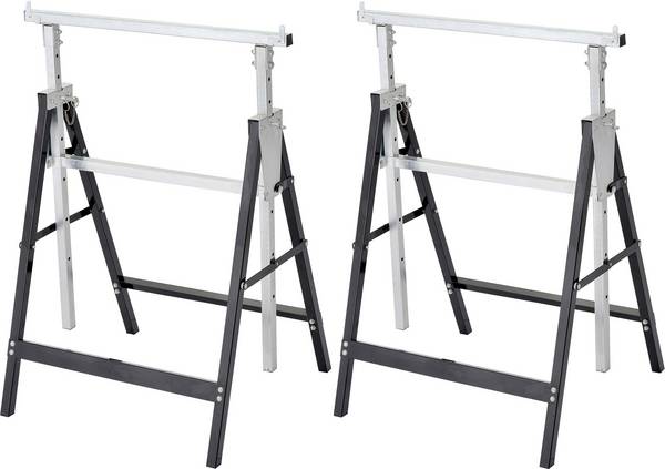 TOOLCRAFT 200 kg TO-4459818  Gerüstbock klappbar, höhenverstellbar  (B x T) 680 mm x 580 mm 12.7 kg 2 St.
