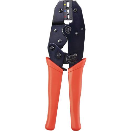 TOOLCRAFT 1486609 Crimpzange 1 Stück Isolierte Kabelschuhe, Isolierte Steckverbinder, Isolierte Stoßverbinder 0.5 bis 6 ...