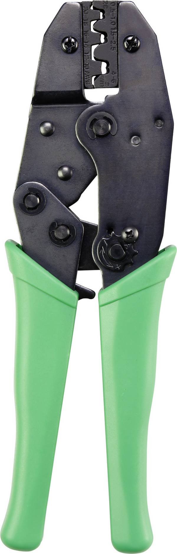 TOOLCRAFT  1486699 Crimpzange 1 Stück Unisolierte, offene Steckverbinder 0.5 bis 6 mm²