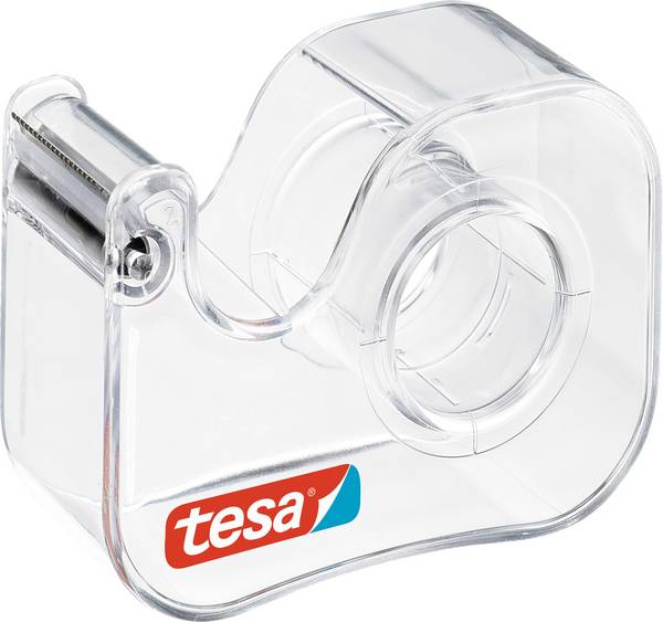 tesa Klebeband-Abroller 57447-01-00 Transparent Rollenbreite (max.): 19 mm Rollenlänge (max.) 10 m