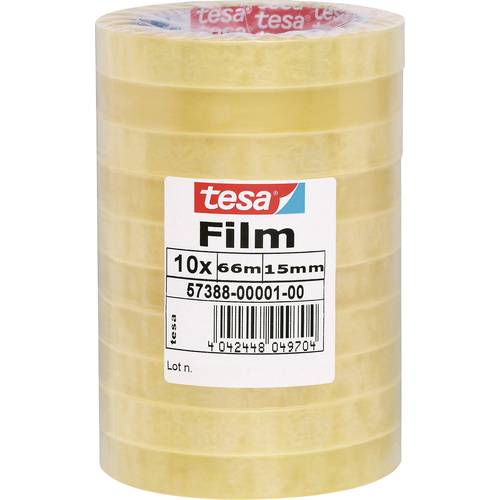 tesa 57388-00001-01 tesafilm Standard Transparent (L x B) 66 m x 15 mm 10 St.