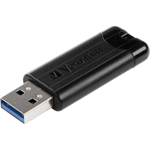 Verbatim Pin Stripe 3.0 USB-Stick 256 GB Schwarz 49320 USB-A (USB 3.2 Gen 1)
