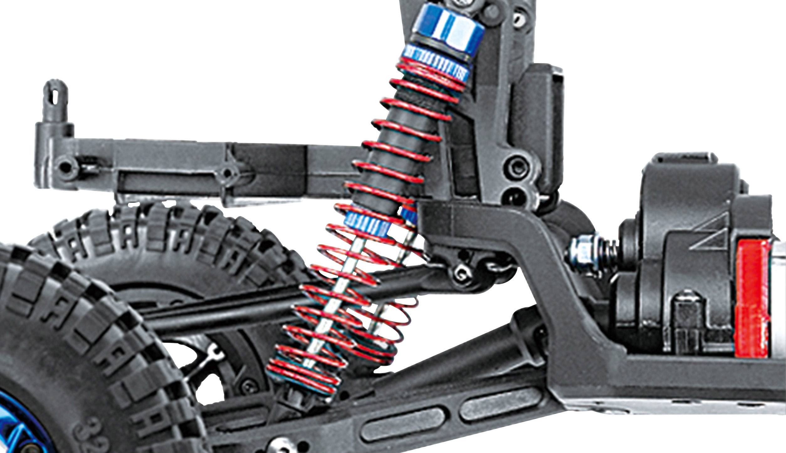 Amewi Charge Extreme Brushed 1:12 RC Modellauto Elektro Monstertruck Allradantrieb (4WD) RtR 2,4 GHz-5