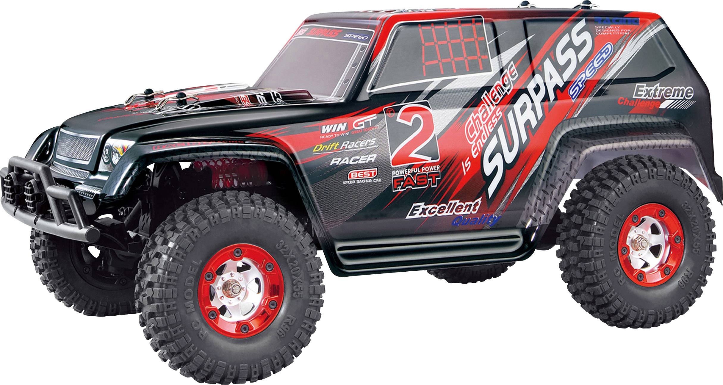 Amewi Charge Extreme Brushed 1:12 RC Modellauto Elektro Monstertruck Allradantrieb (4WD) RtR 2,4 GHz-9