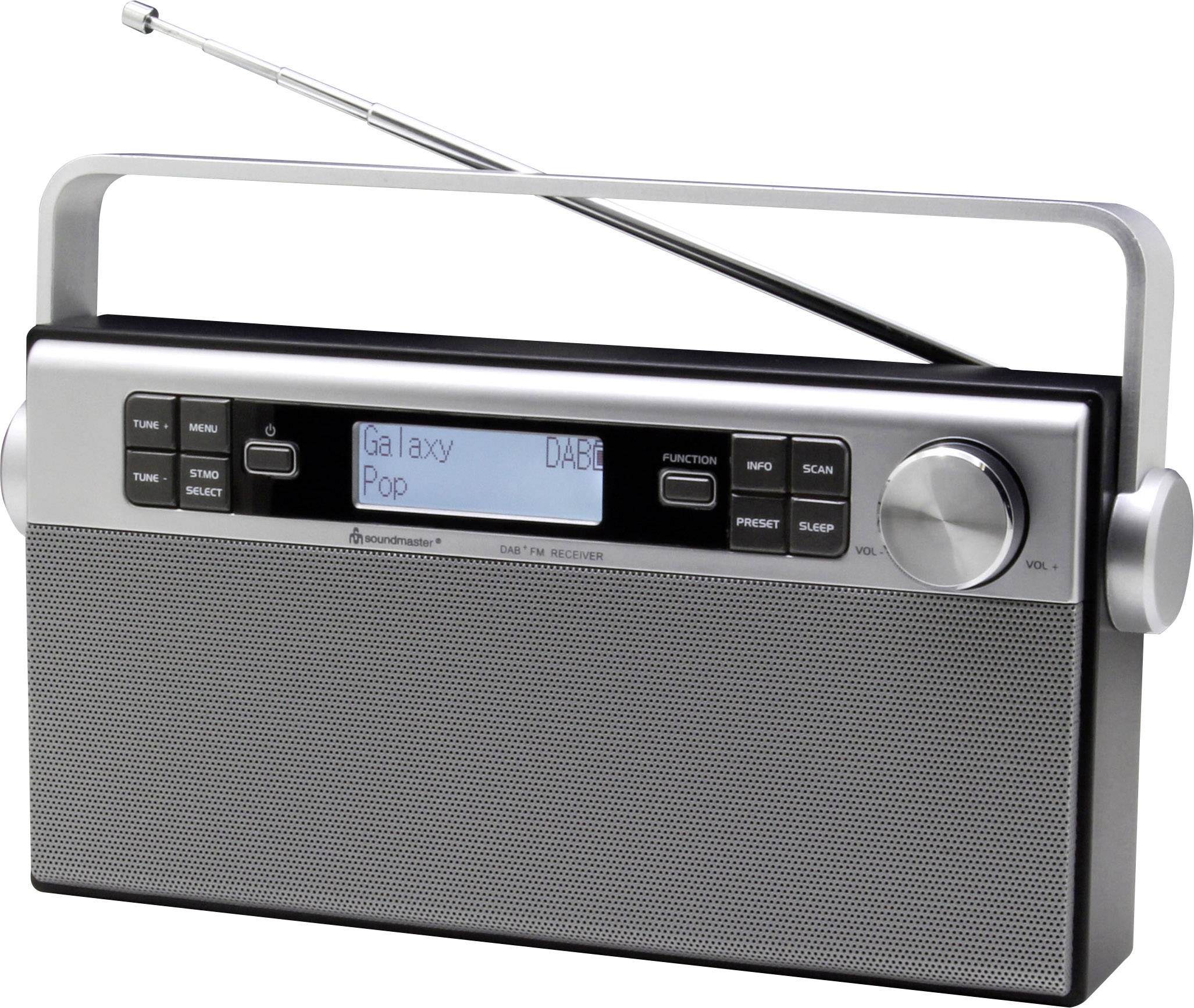 soundmaster DAB650SI DAB  Kofferradio AUX, DAB , UKW wiederaufladbar ...