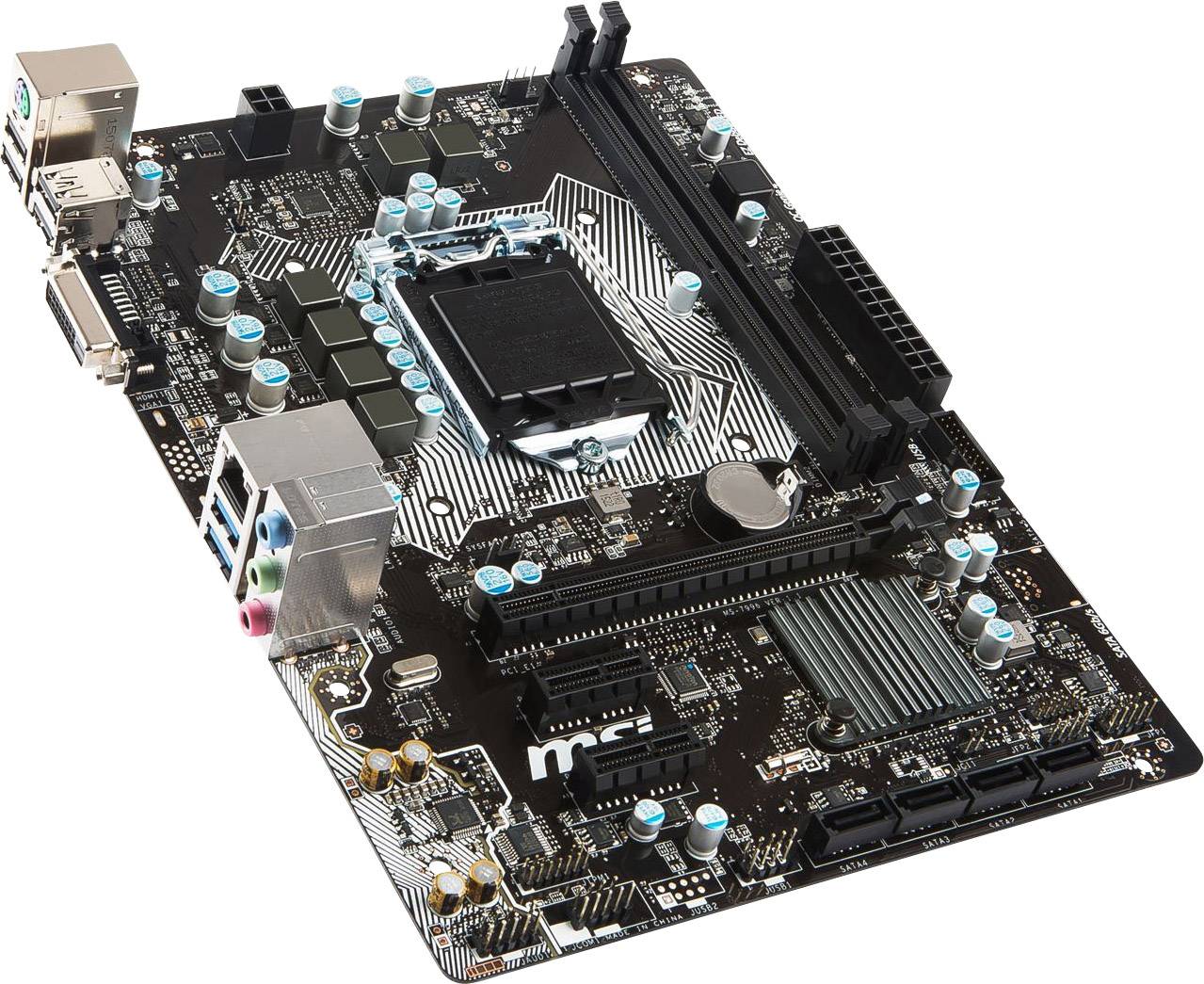 MSI H110M PRO-D - Motherboard - micro ATX - LGA1151 Socket - H110 Chipsatz - USB 3.1 Gen 1-1