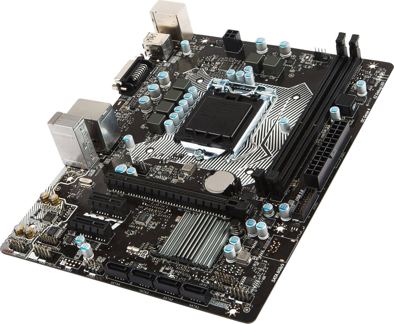 MSI H110M PRO-D - Motherboard - micro ATX - LGA1151 Socket - H110 Chipsatz - USB 3.1 Gen 1-2