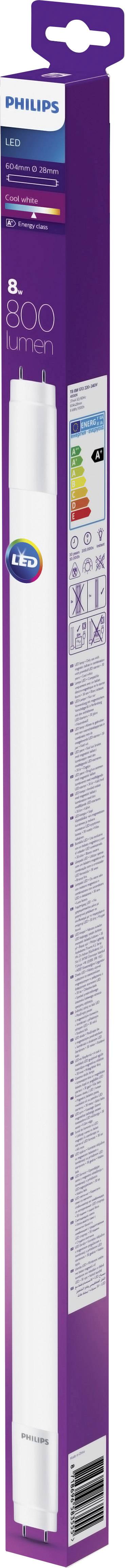 Philips LED LED EEK: F (A - G) G13 Röhrenform VVG, KVG 8 W = 18 W Neutralweiß (Ø x L) 28 mm x 600 mm 1 St.-4