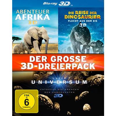 blu-ray 3D Der grosse 3D-Dreierpack FSK: 6
