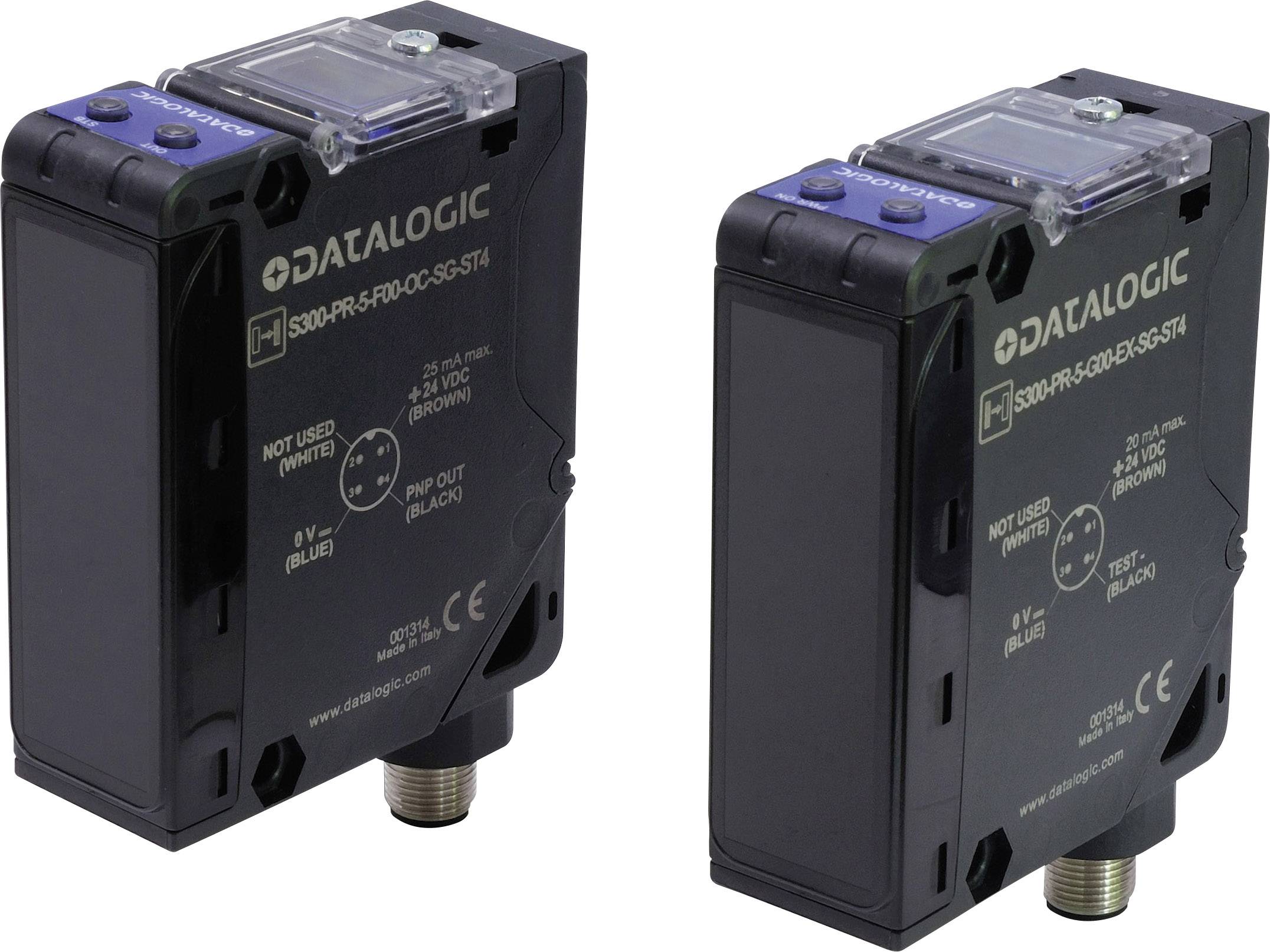 DATALOGIC Reflexions-Lichtschranke S300-PR-1-B06-RX DataLogic Polarisationsfilter, Timer, Trimmer 24