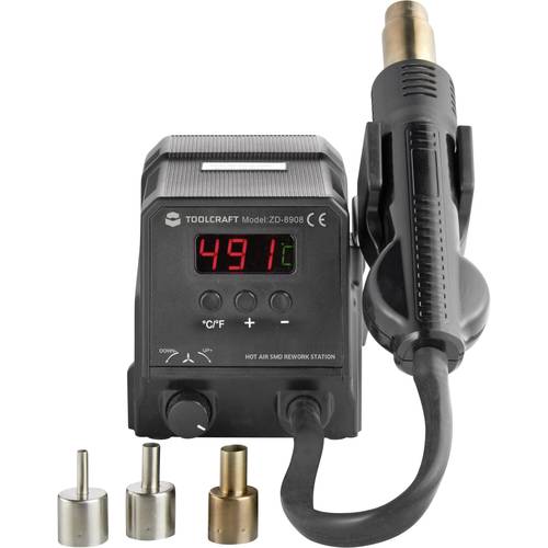 TOOLCRAFT ZD-8908 Heißluftstation digital 300 W 100 - 500 °C