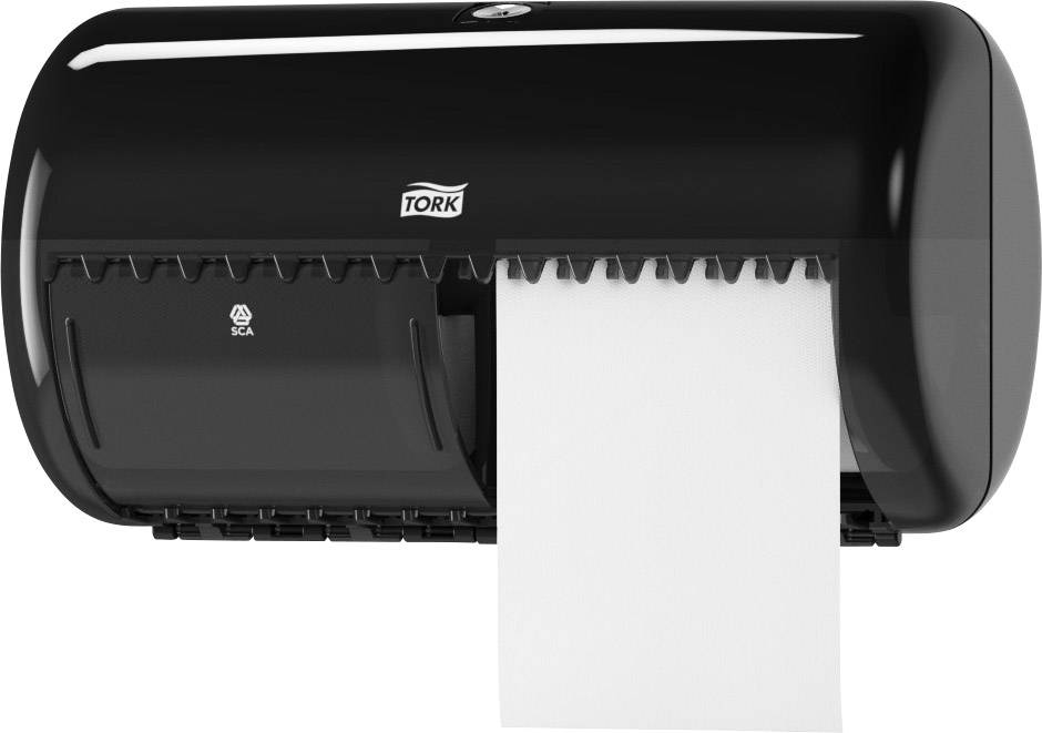 Toilettenpapierspender Elevation Compact Kleinrolle (T6-System) Kunststoff schwarz-0