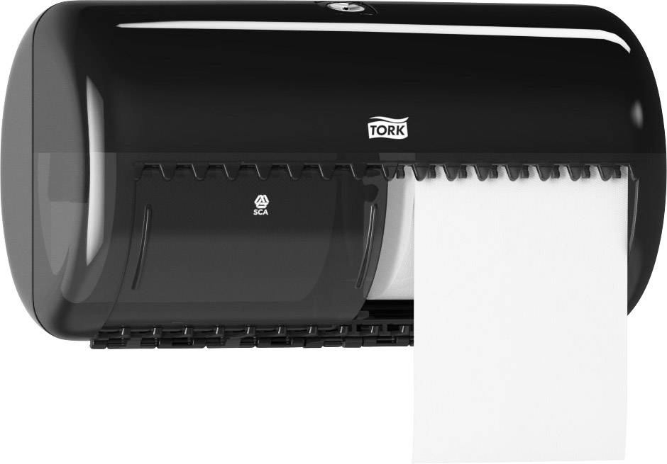 Toilettenpapierspender Elevation Compact Kleinrolle (T6-System) Kunststoff schwarz-1