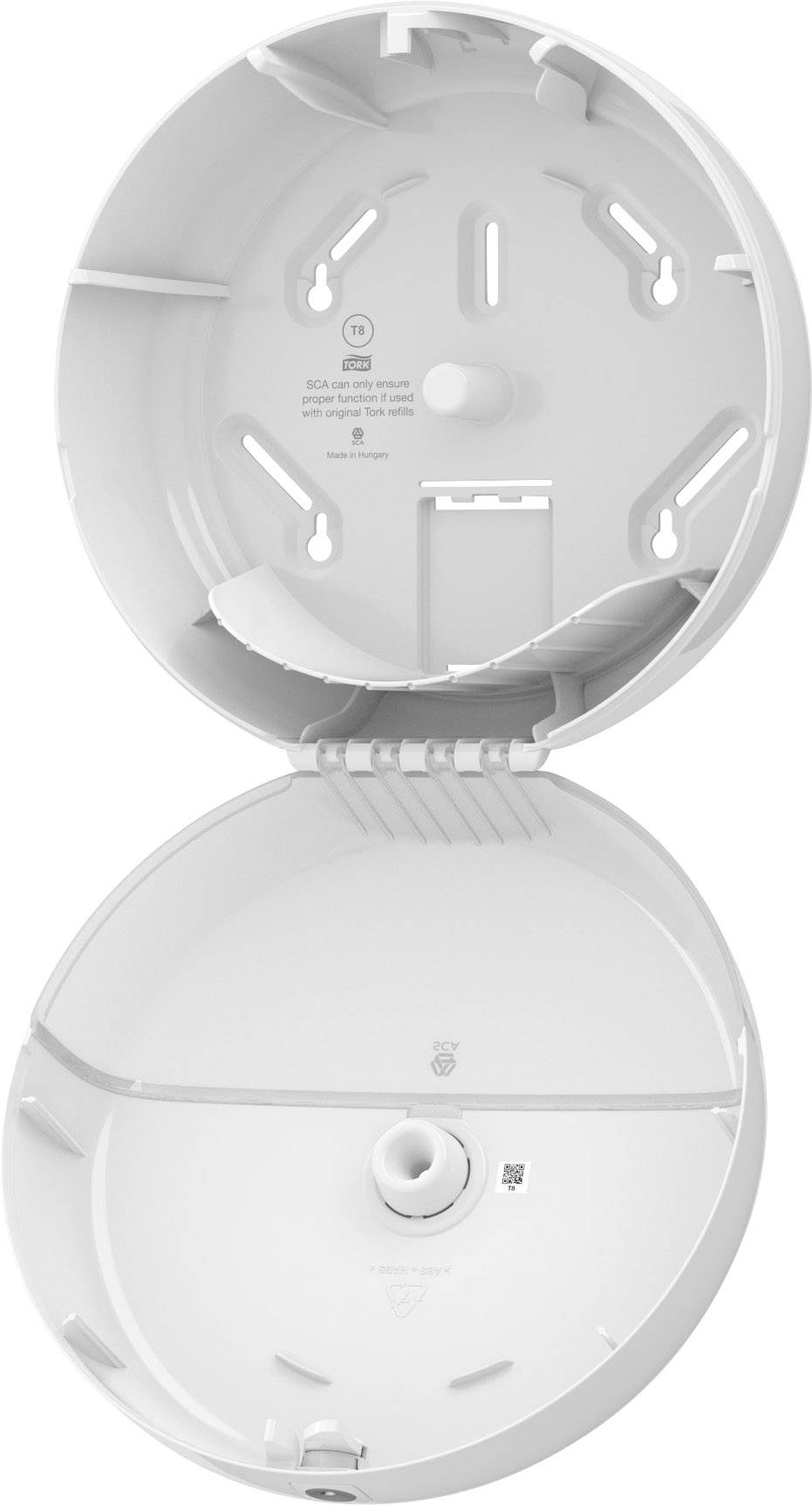 Toilettenpapierspender SmartOne T8 Kunststoff weiß-1