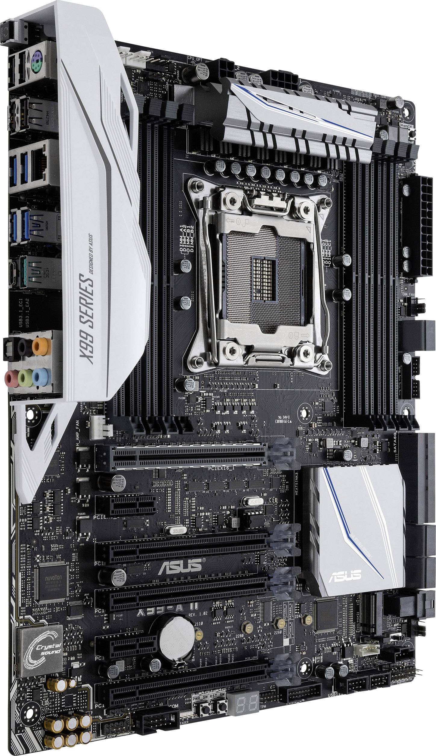 Asus X99-A II Mainboard Sockel (PC) Intel® LGA 2011-V3 Formfaktor (Details) ATX Mainboard-Chipsatz Intel® X99-2