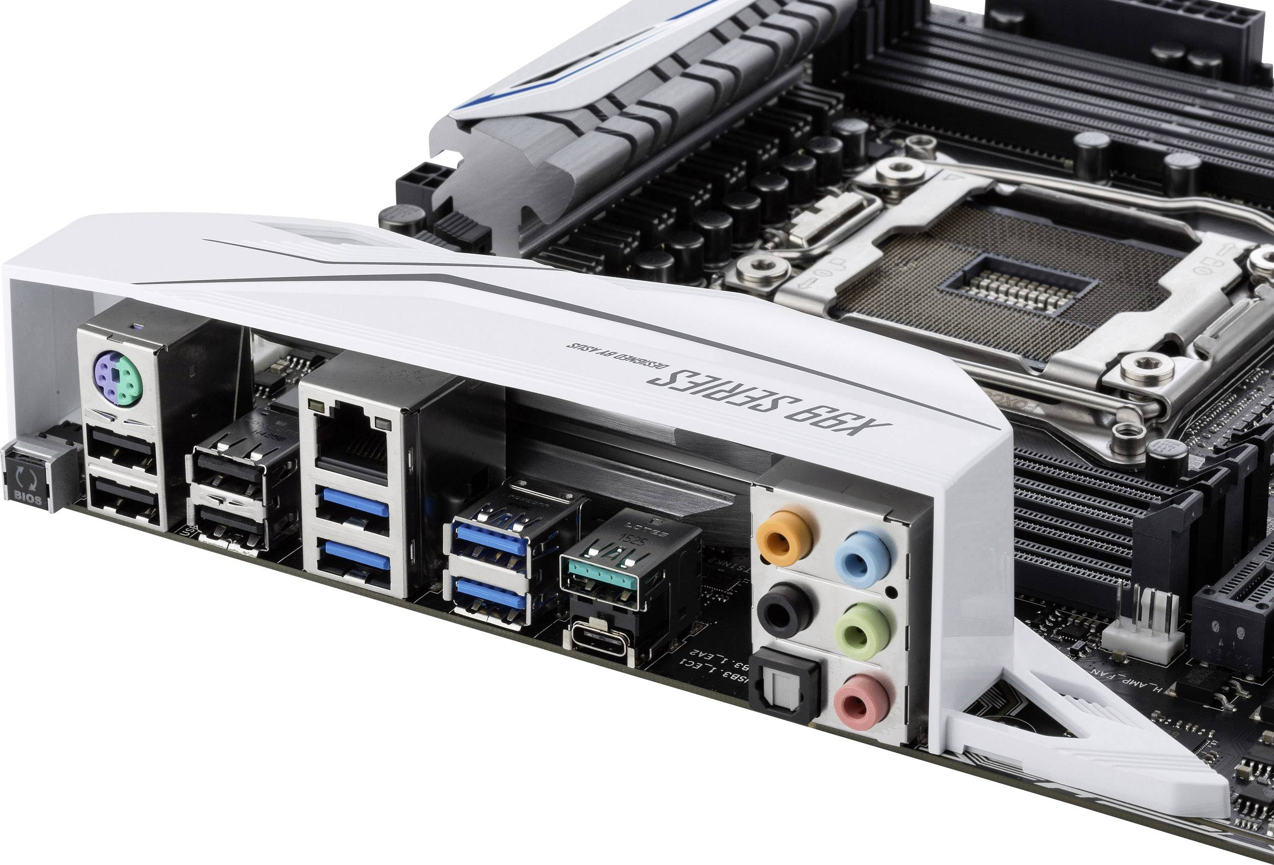 Asus X99-A II Mainboard Sockel (PC) Intel® LGA 2011-V3 Formfaktor (Details) ATX Mainboard-Chipsatz Intel® X99-4