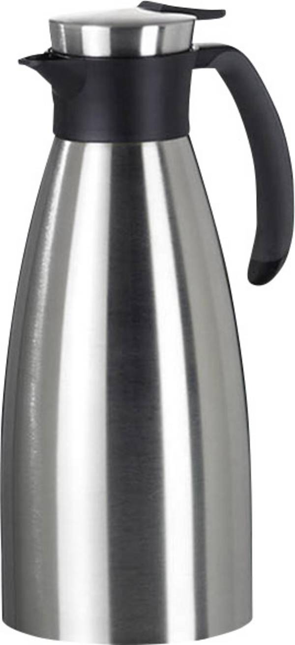 emsa Isolierkanne SOFT GRIP, 1,5 Liter, Edelstahl / schwarz