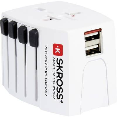 Skross 1.302930 Reiseadapter  MUV USB