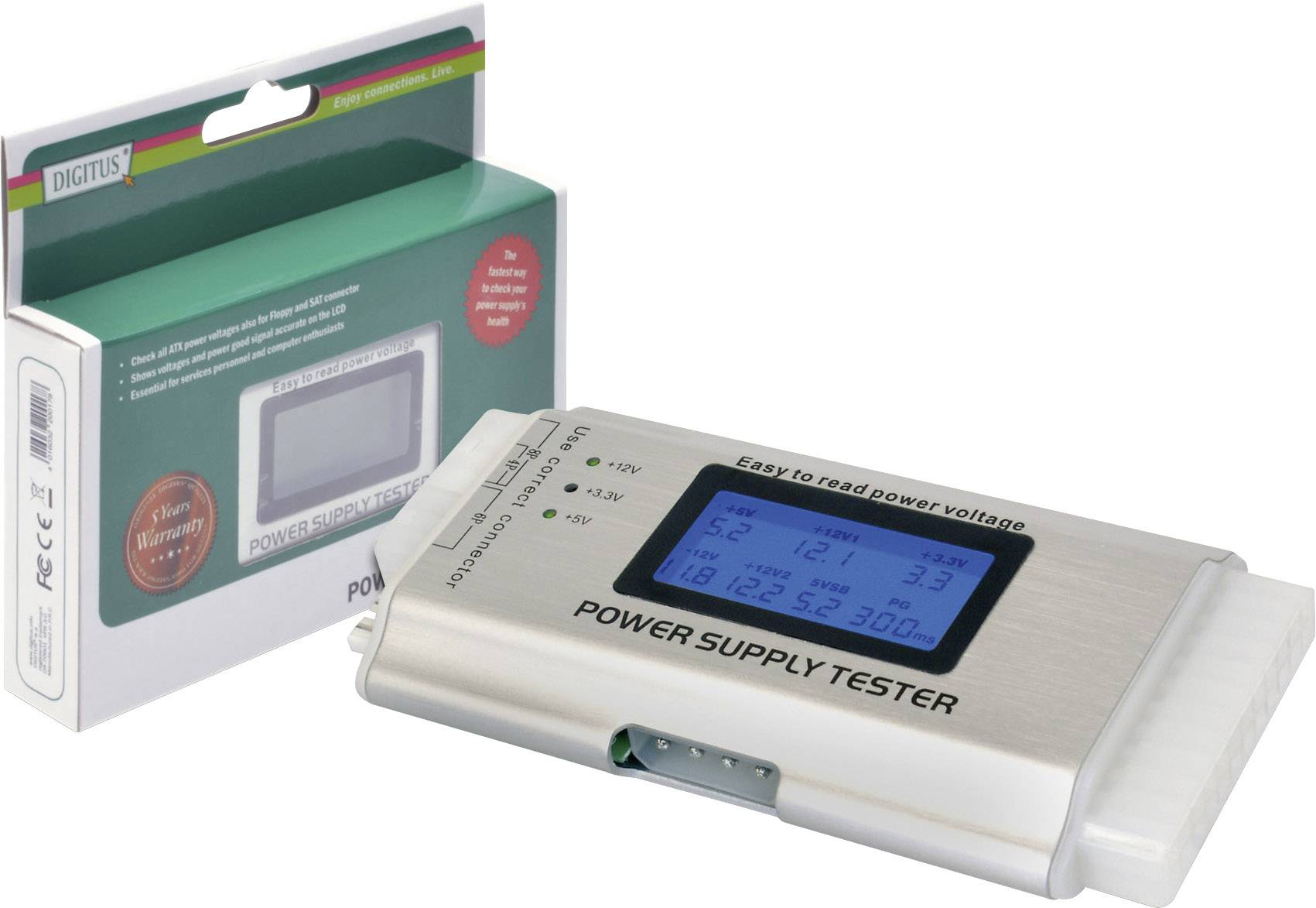 Digitus DA-70601 - ATX-Stromversorgungstester-1