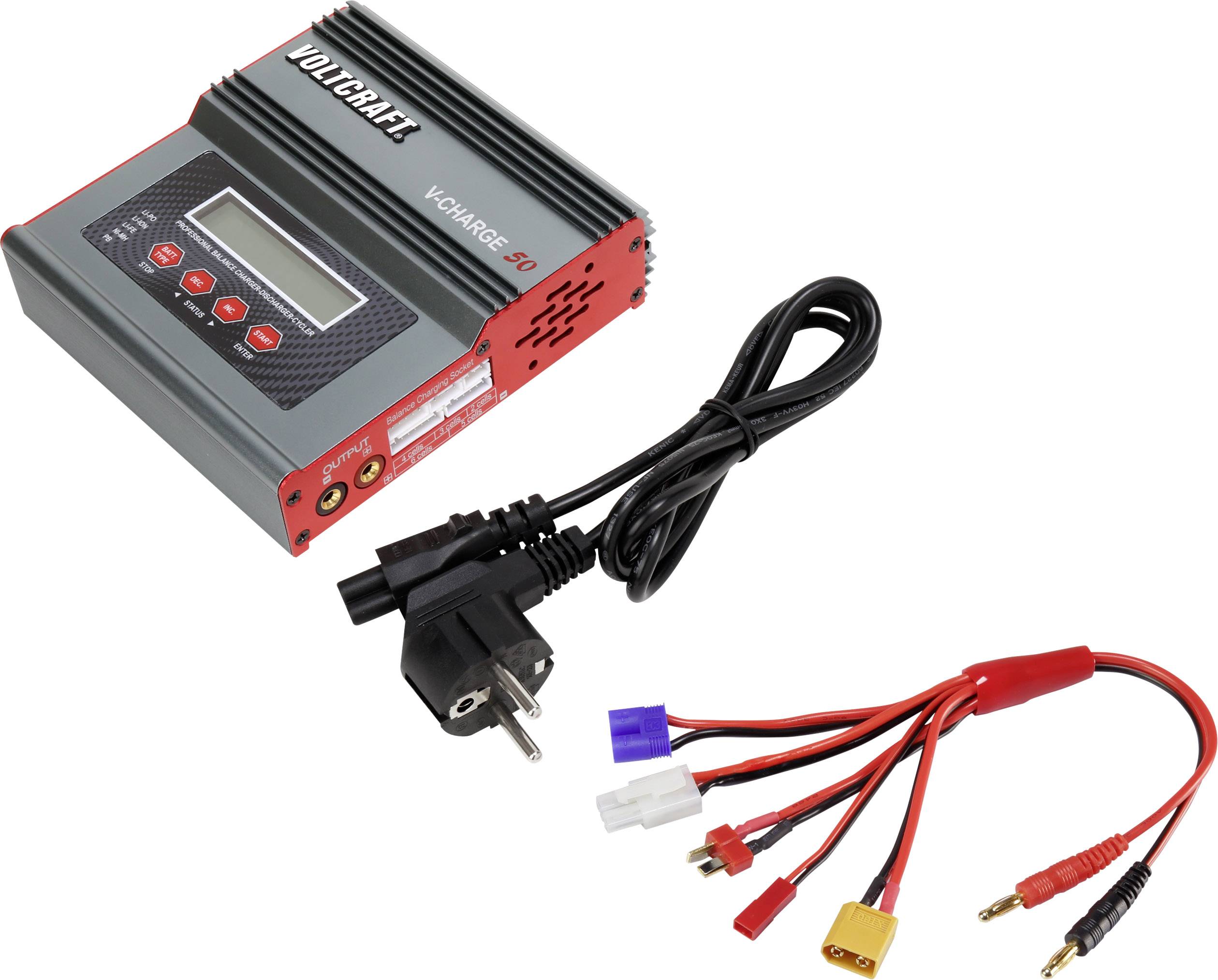 VOLTCRAFT V-Charge 50 Modellbau-Multifunktionsladegerät 12 V, 230 V 7 A-4