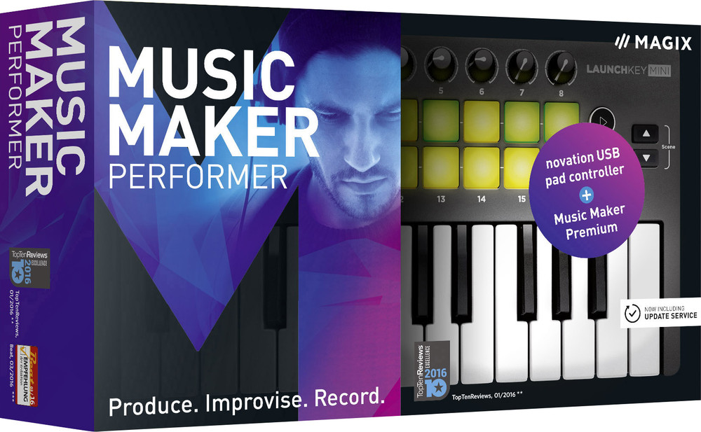 Magix Music Maker Performer 2017 Vollversion, 1 Lizenz Windows Musik ...