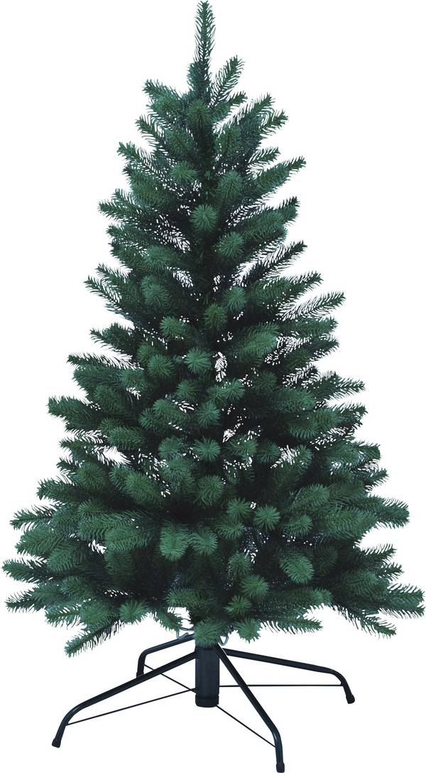 Xenotec PE-BO120 Künstlicher Weihnachtsbaum Tanne   Grün  mit Ständer 120 cm