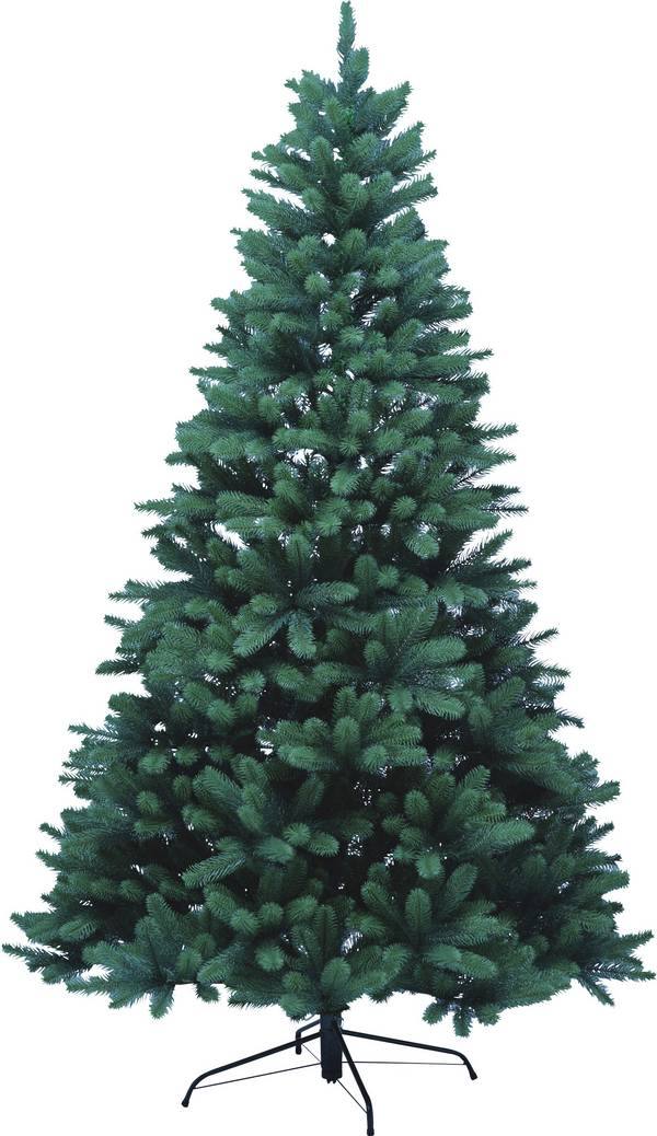 Xenotec PE-BO210 Künstlicher Weihnachtsbaum Tanne   Grün  mit Ständer 210 cm
