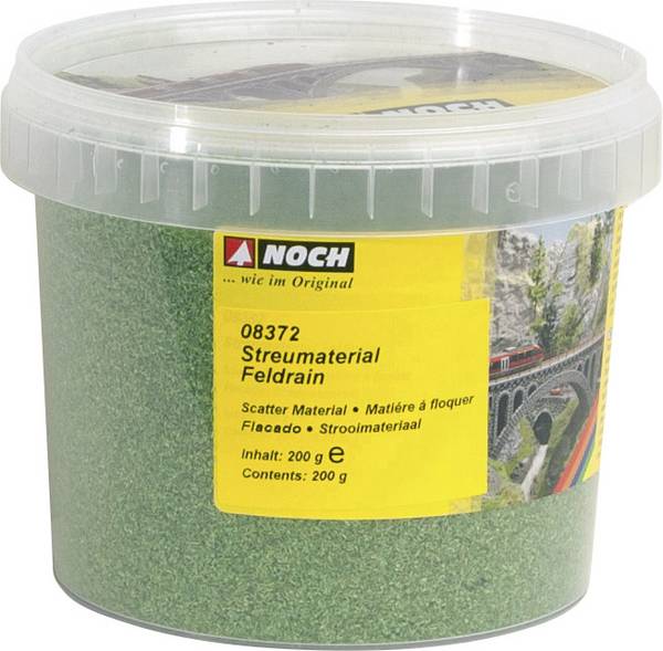 NOCH 0008372 Streumaterial Feldrain Mittelgrün