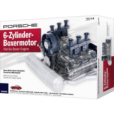 Franzis Verlag 65911 Porsche 6-Zylinder-Boxermotor Mechanik Bausatz ab 14 Jahre 