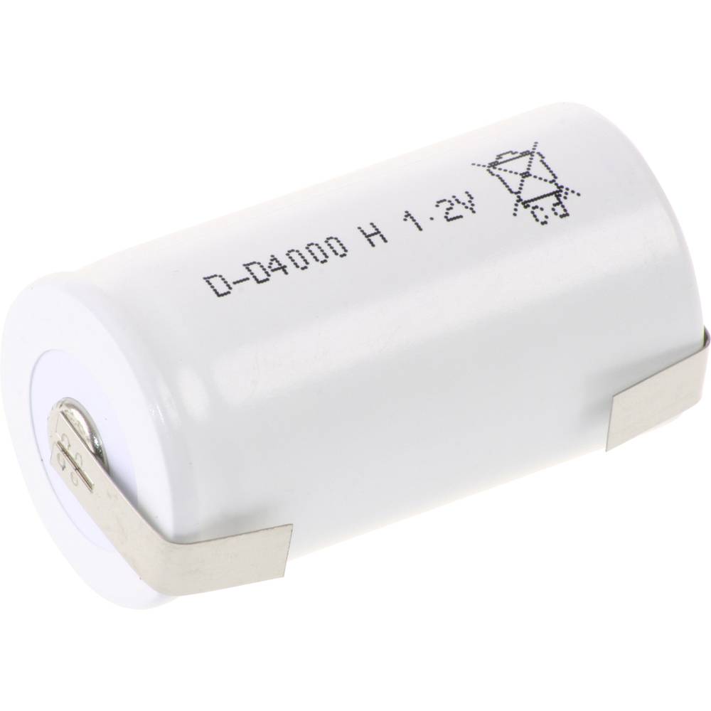 Mexcel Speciale oplaadbare batterij D (mono) Geschikt voor hoge temperaturen, U-soldeerlip NiCd 1.2 
