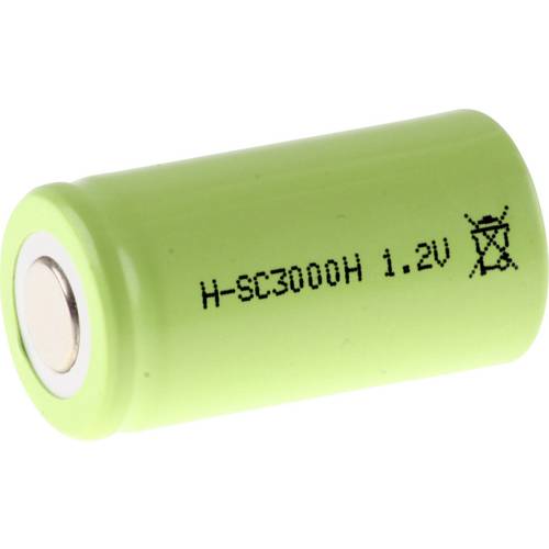-SC3000HT Spezial-Akku Sub-C hochtemperaturfähig, Flat-Top 3000 mAh 1 St.
