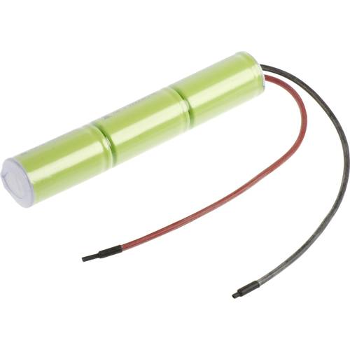 Thumbnail - Mexcel Inline L1x3 Akkupack 3x Baby (C) hochtemperaturfähig, Kabel, Flat-Top NiMH 3.6 V 4000 mAh