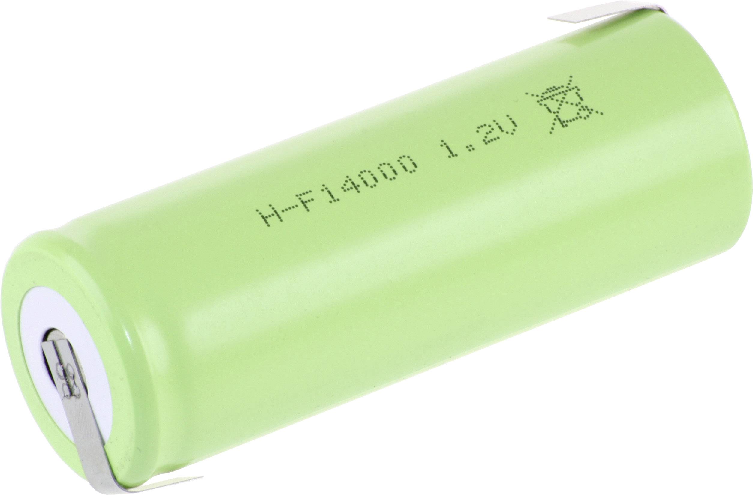 MITSUBISHI Spezial-Akku 3/2 D hochstromfähig, Flat-Top NiMH Mexcel H-F14000 1.2 V 14000 mAh