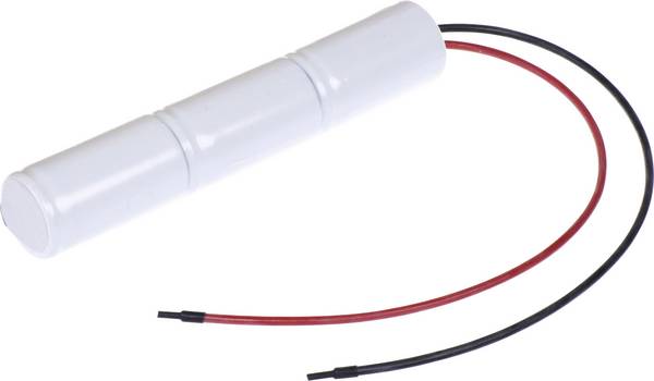 Mexcel Inline L1x3 Akkupack 3x Mono (D) hochtemperaturfähig, Kabel, Flat-Top NiCd 3.6 V 4000 mAh