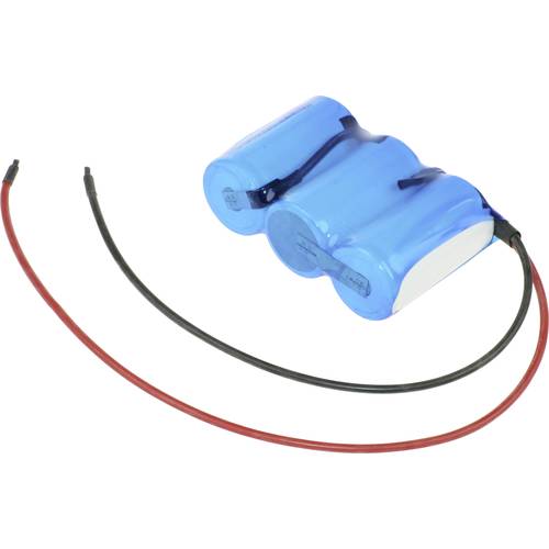 Thumbnail - Mexcel Reihe F1x3 Akkupack 3x Mono (D) hochtemperaturfähig, Kabel, Flat-Top NiCd 3.6 V 4000 mAh
