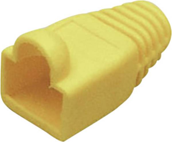 TRU COMPONENTS Knickschutztülle für RJ45 Stecker 1582531 Knickschutztülle Gelb 1 St.