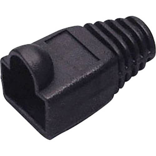 BKL Electronic Knickschutztülle für RJ45 Stecker 143055 Knickschutztülle Schwarz 1 St.
