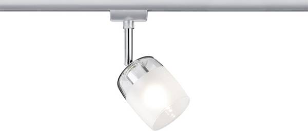 Paulmann Blossom  Hochvolt-Schienensystem-Leuchte URail G9 10 W LED Chrom (matt), Satin
